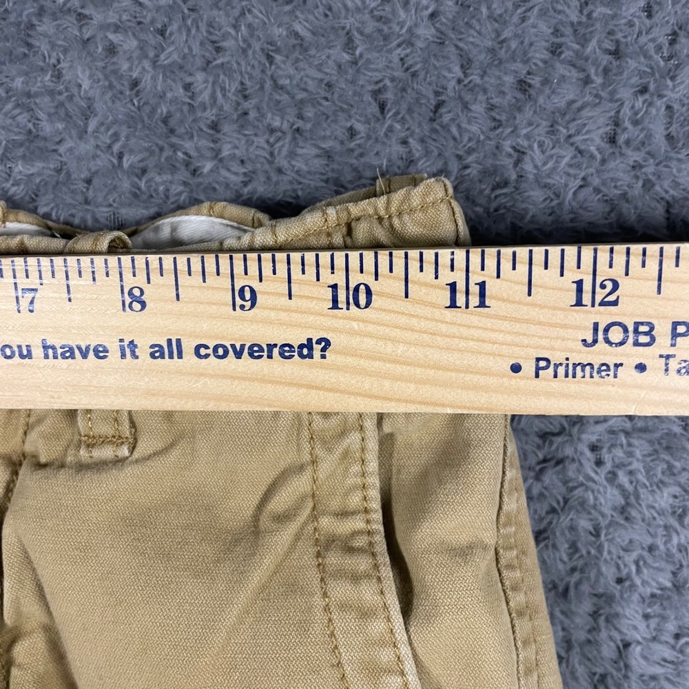 Gap Kids Boys Khaki Cargo Pants Size 6 Regular Lined Adjustable Waist Cotton - Picture 8 of 9